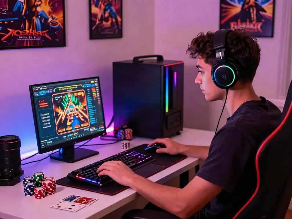 Experience thrilling action at the best non gamstop casino in a stylish gaming setup.